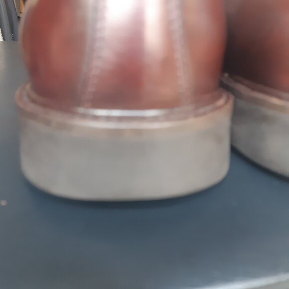 Johnston & Murphy SZ 12 M Brown Leather Men's Reeve Cap Toe Shoe - Picture 8 of 16